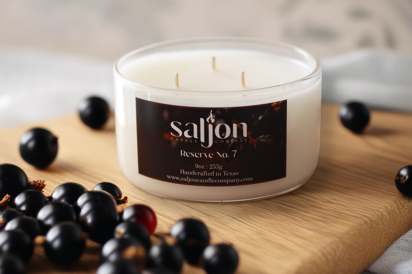 Reserve No. 7 | 8.5oz Three Wick Candle | Top Seller